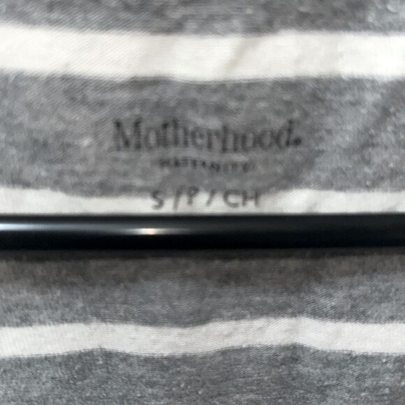 Motherhood Maternity Striped Short Sleeve Tee - Picture 3 of 3